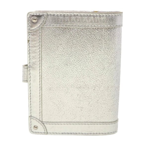 LOUIS VUITTON Agenda Partner Day Planner Cover Suhari Silver R21032 Auth 45096 - Picture 3 of 14